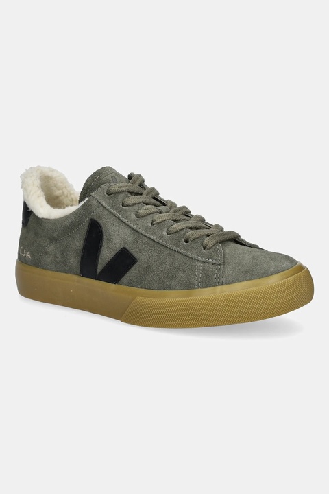 Veja sneakersy zamszowe Campo Winter damskie kolor zielony CW0320810A - zdjęcie produktu nr 1