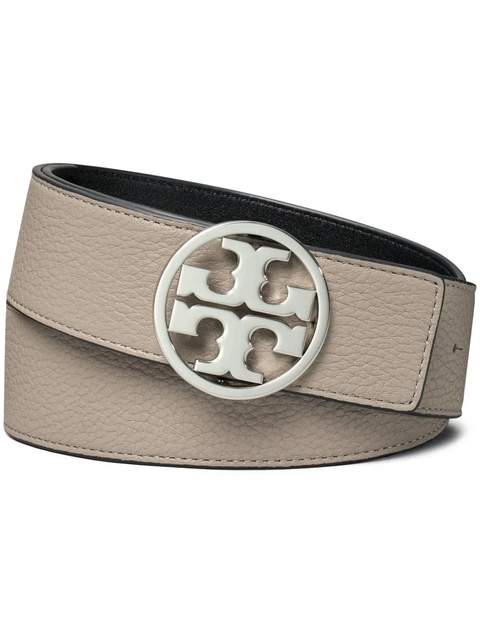 Tory Burch Miller reversible leather belt - Grey - zdjęcie produktu nr 1