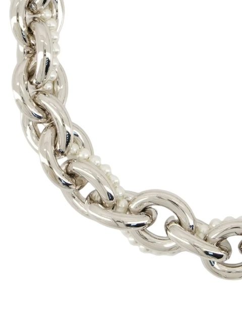 Simone Rocha embellished chain necklace - Silver - zdjęcie produktu nr 2