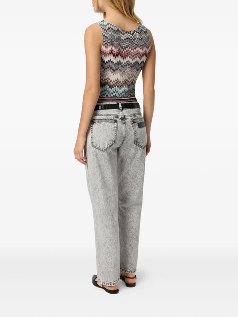 Missoni zigzag-pattern sleeveless top - Grey - zdjęcie produktu nr 2