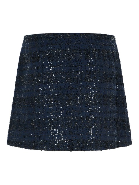 ROTATE BIRGER CHRISTENSEN sequin-embellished skirt - Blue - zdjęcie produktu nr 2