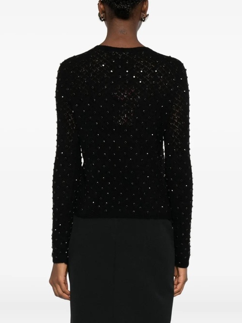 Max Mara beaded embellished top - Black - zdjęcie produktu nr 2