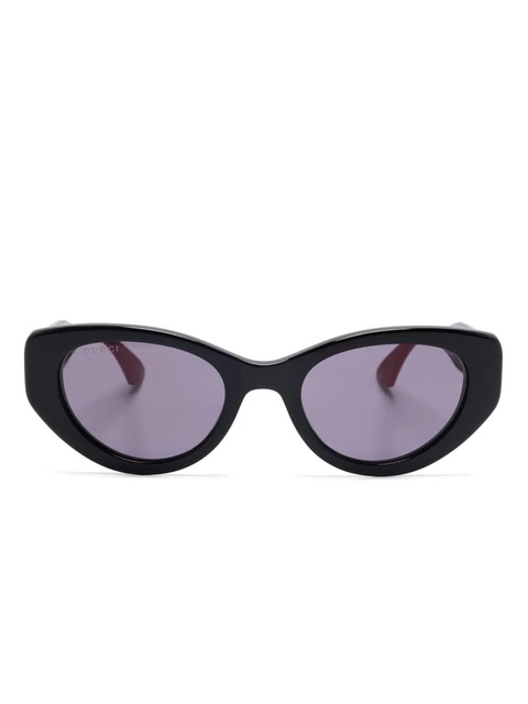 Gucci Eyewear butterfly-frame sunglasses - Black - zdjęcie produktu nr 1