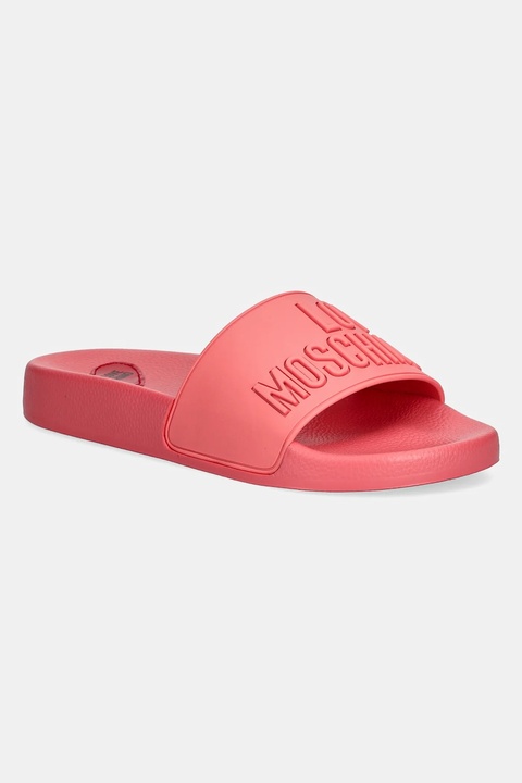 Love Moschino klapki damskie kolor pomarańczowy JA28052G1MI15502 - zdjęcie produktu nr 2