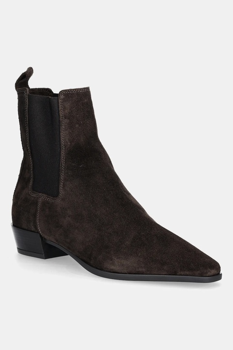 Copenhagen sztyblety zamszowe damskie kolor brązowy na płaskim obcasie CPH294 suede - zdjęcie produktu nr 1