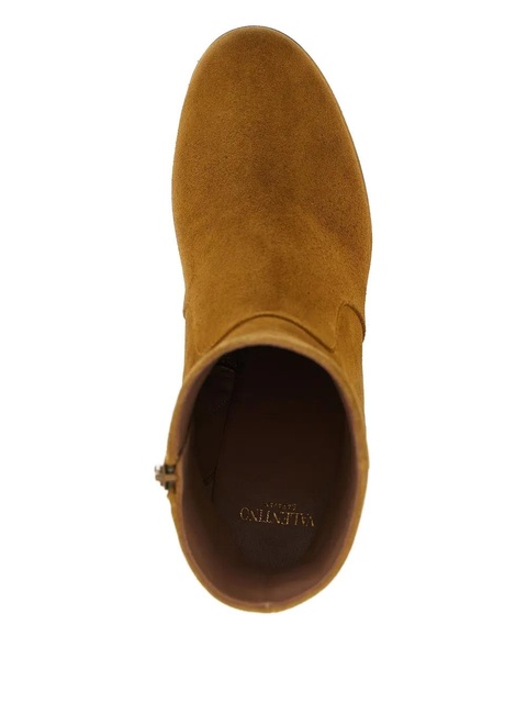 Valentino Garavani 90mm Fawcette platform VLogo Signature ankle boots - Neutrals - zdjęcie produktu nr 2