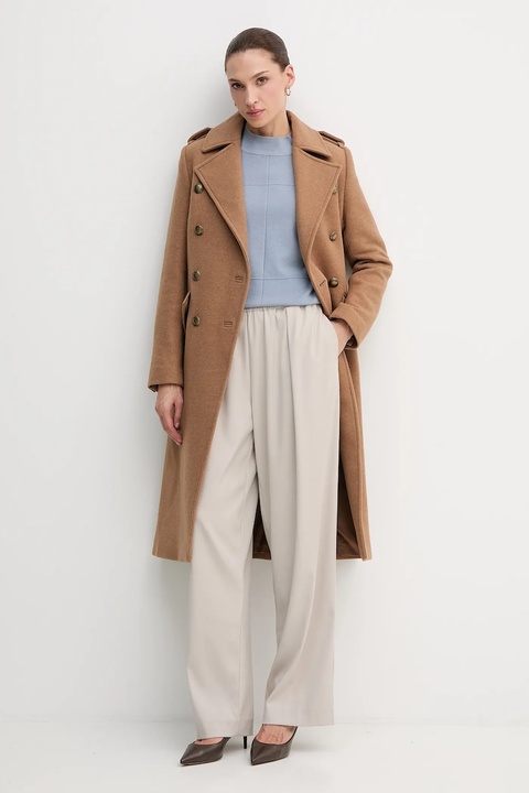 Barbour płaszcz COTTESMORE kolor brązowy LWO0254 - zdjęcie produktu nr 2
