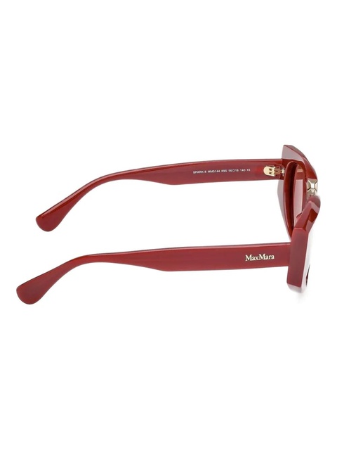 Max Mara Eyewear geometric-frame sunglasses - Red - zdjęcie produktu nr 2