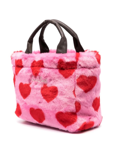 MC2 Saint Barth Colette faux-fur tote bag - Pink - zdjęcie produktu nr 1