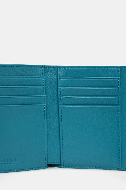 Furla portfel skórzany damski kolor niebieski WP00225 ARE000 TR400 - zdjęcie produktu nr 1