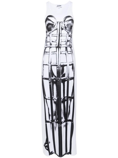 Jean Paul Gaultier The Cage long dress - White - zdjęcie produktu nr 2