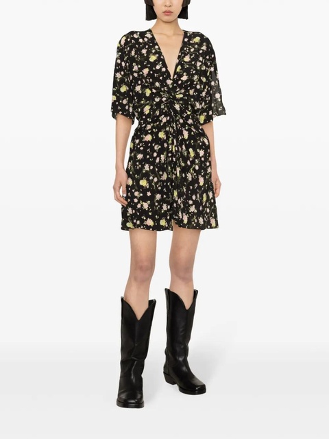Zadig&Voltaire Rozom floral-print minidress - Black - zdjęcie produktu nr 2
