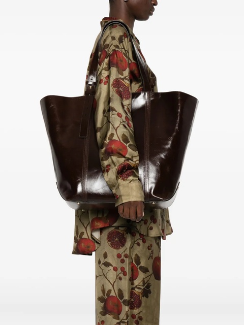 Golden Goose leather tote bag - Brown - zdjęcie produktu nr 1