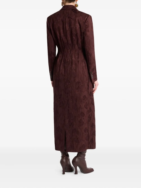 ETRO floral-embroidered double-breasted coat - zdjęcie produktu nr 1