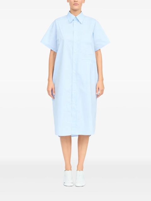 MM6 Maison Margiela cotton shirt dress - Blue - zdjęcie produktu nr 2