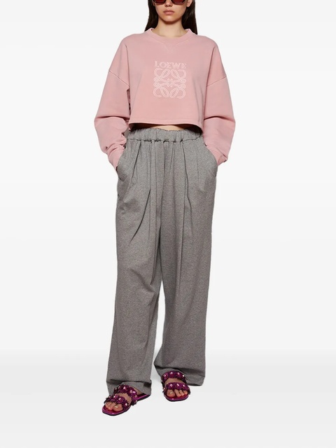 LOEWE pleated-panel trousers - Grey - zdjęcie produktu nr 2