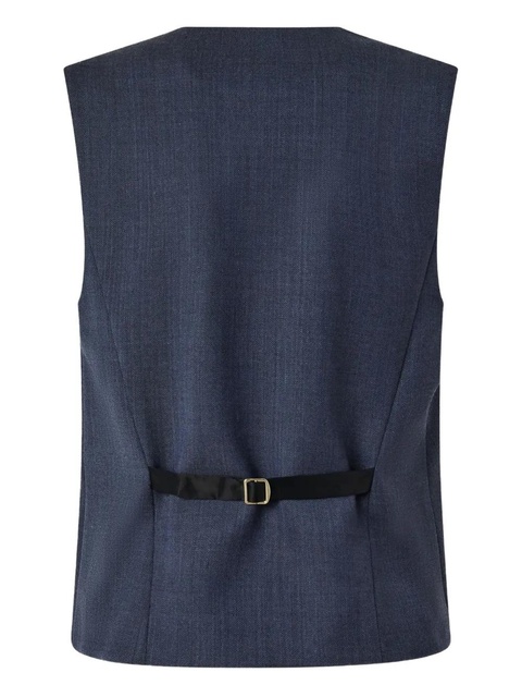 PINKO Ketchup buttoned gilet - Blue - zdjęcie produktu nr 2