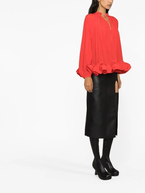 Lanvin ruffled gathered blouse - zdjęcie produktu nr 2