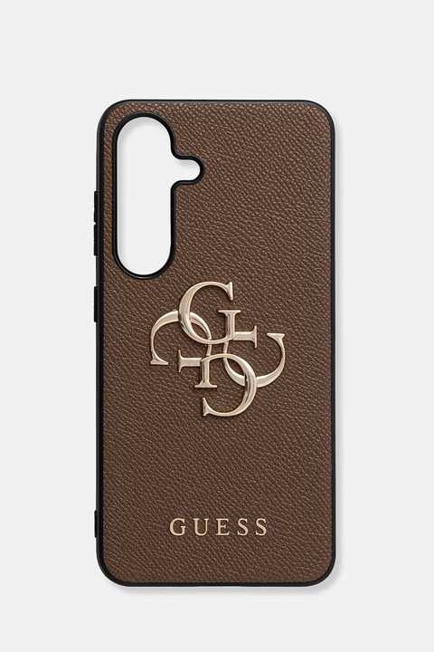 Guess etui na telefon Samsung Galaxy S25 kolor brązowy GUHCS25SPGT4MBW - zdjęcie produktu nr 1