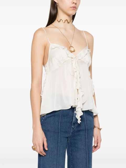 Chloé silk top - White - zdjęcie produktu nr 2