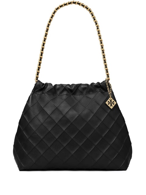 Tory Burch Fleming Soft drawstring tote bag - Black - zdjęcie produktu nr 1