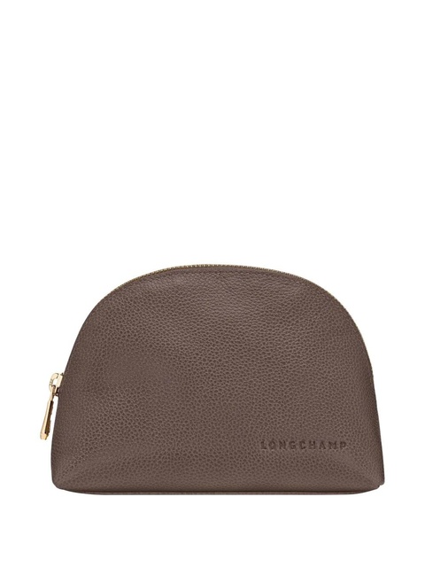 Longchamp Le Foulonné logo-debossed make up bag - Brown - zdjęcie produktu nr 2