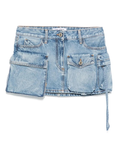 The Attico Fay mini skirt - Blue - zdjęcie produktu nr 1