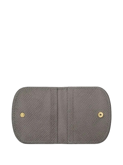 Longchamp textured leather card holder - Grey - zdjęcie produktu nr 2