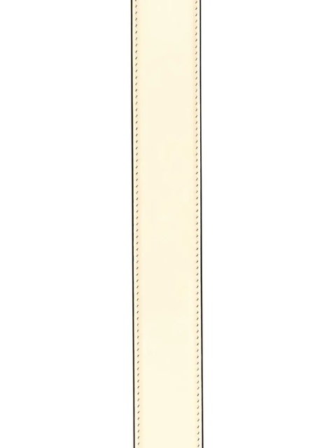 Valentino Garavani leather turquoise-buckle belt - White - zdjęcie produktu nr 2