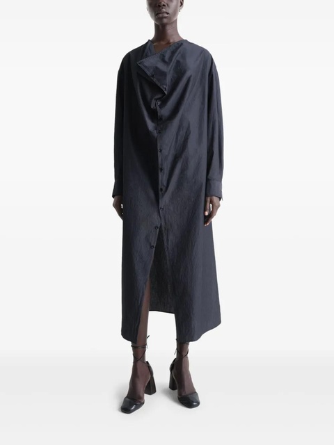 LEMAIRE soft-collar maxi dress - Grey - zdjęcie produktu nr 2