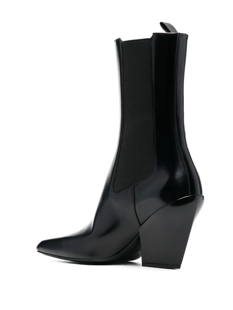 Prada 95mm sculpted heel boots - Black - zdjęcie produktu nr 2