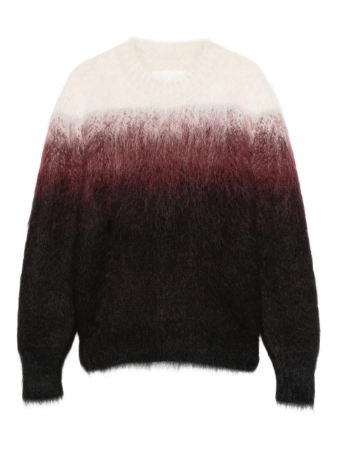 Jil Sander ombré-effect sweater - Red - zdjęcie produktu nr 1