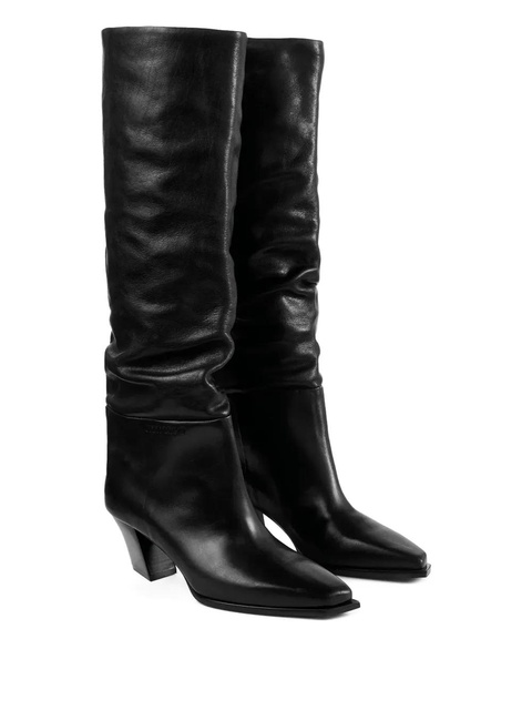 Jimmy Choo 60mm Hart leather boots - Black - zdjęcie produktu nr 2