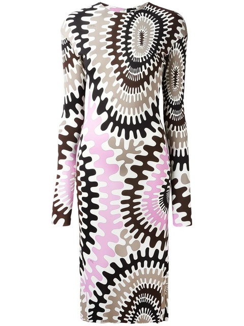 PUCCI longsleeved printed dress - White - zdjęcie produktu nr 1