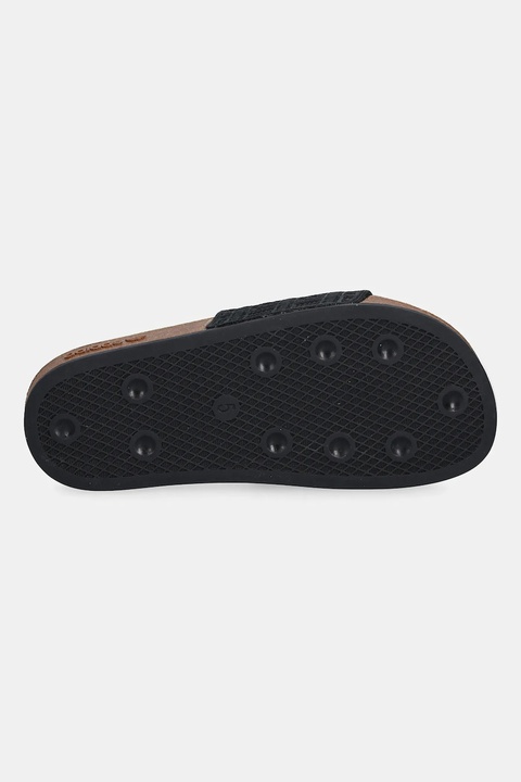adidas Originals klapki zamszowe Adilette RS kolor czarny JR3596 - zdjęcie produktu nr 2