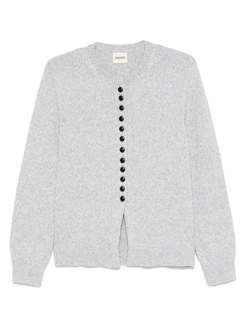 KHAITE Josette cardigan - Grey - zdjęcie produktu nr 1