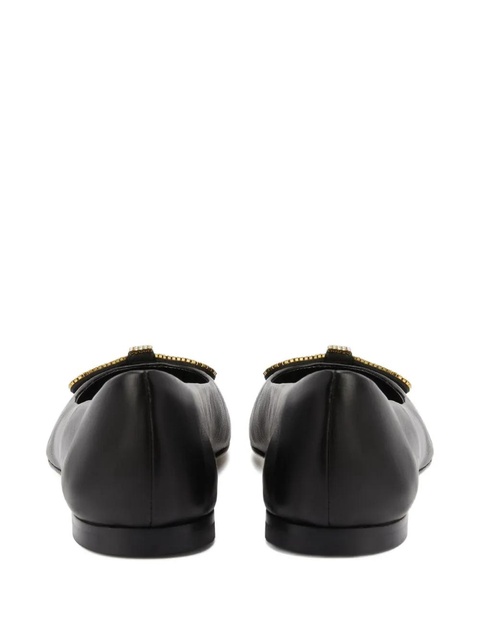 Giuseppe Zanotti Zari embellished flat - Black - zdjęcie produktu nr 1