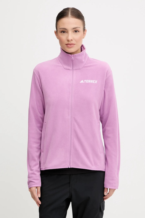 adidas TERREX bluza outdoorowa Multi Essentials damska kolor fioletowy gładka JM3113 - zdjęcie produktu nr 1