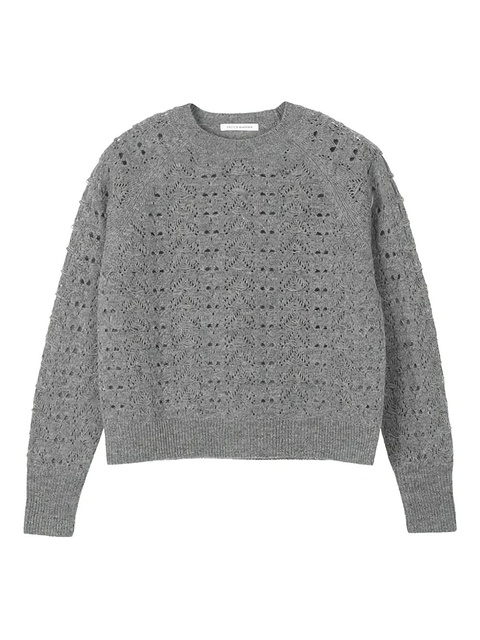 Cecilie Bahnsen Bidane heritage lace pullover - Grey - zdjęcie produktu nr 1