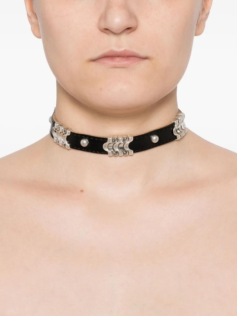 OUR LEGACY Cowboy wrap around necklace - Black - zdjęcie produktu nr 2