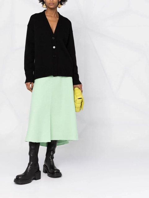 Jil Sander V-neck button-fastening cardigan - Black - zdjęcie produktu nr 2