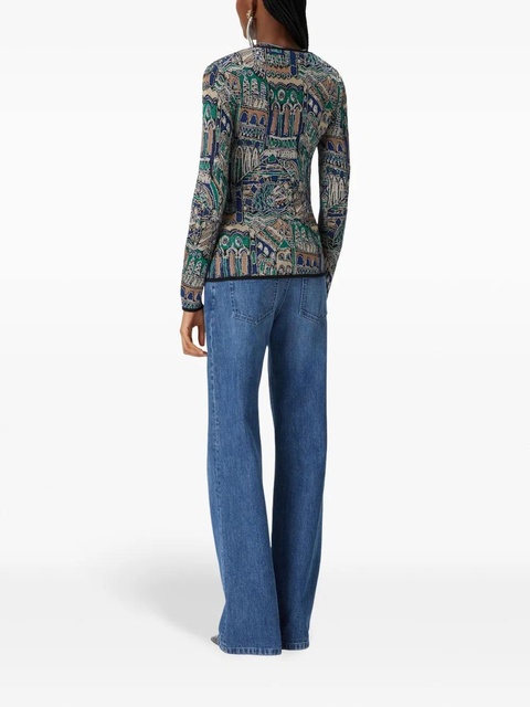 Missoni Multicolor pattern cardigan - Green - zdjęcie produktu nr 2
