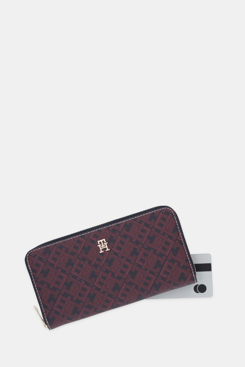 Tommy Hilfiger portfel damski kolor granatowy AW0AW18021 - zdjęcie produktu nr 2
