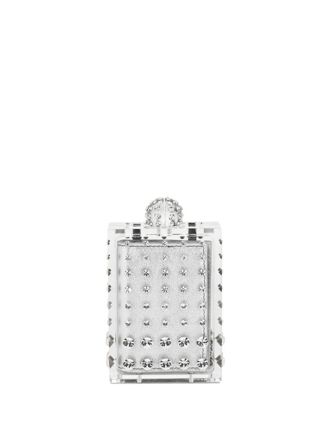 Aquazzura Tequila clutch bag - Silver - zdjęcie produktu nr 1