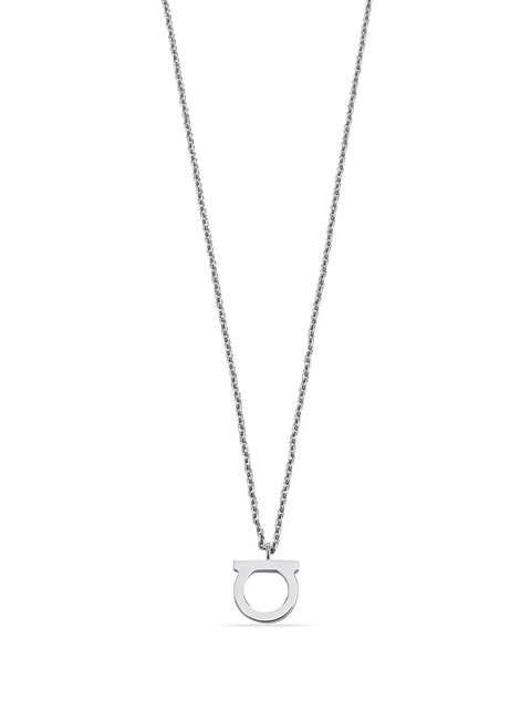 Ferragamo Gancini cable-link necklace - Silver - zdjęcie produktu nr 2