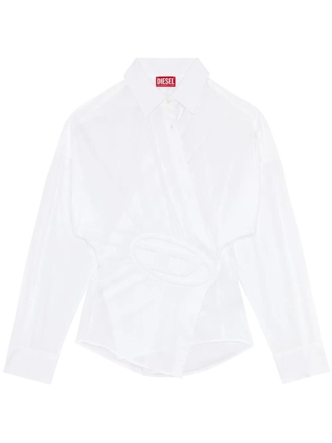 Diesel Oval D-appliqué shirt - White - zdjęcie produktu nr 1
