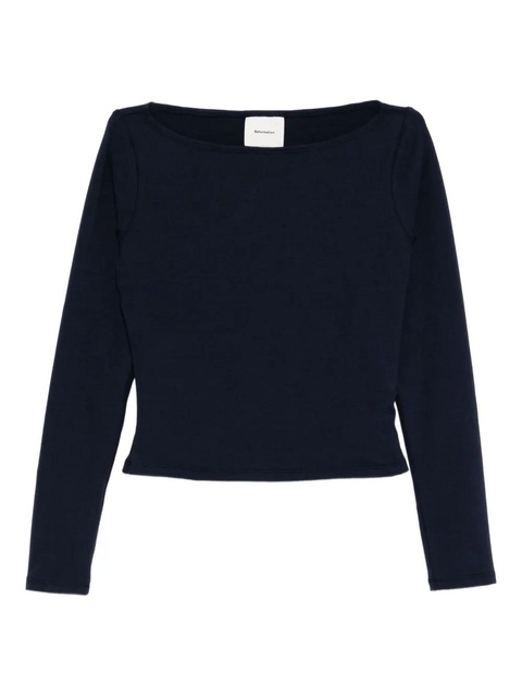 Reformation Wiley knit top - Blue - zdjęcie produktu nr 1