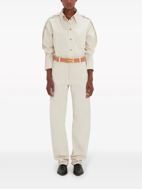 Victoria Beckham low-rise tapered jeans - Neutrals - zdjęcie produktu nr 2