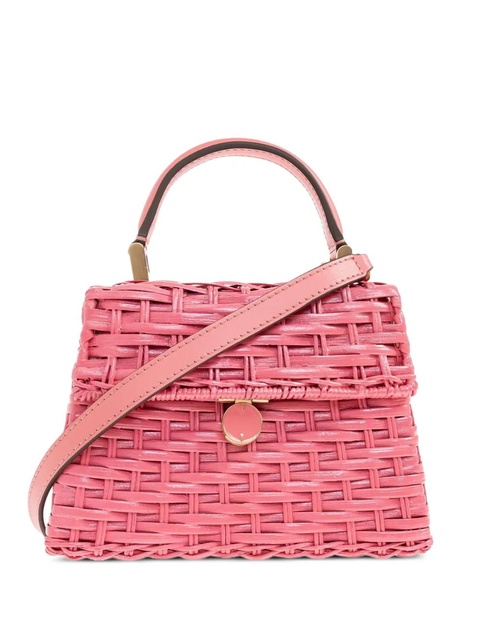 Cult Gaia woven top-handle mini bag - Pink - zdjęcie produktu nr 1