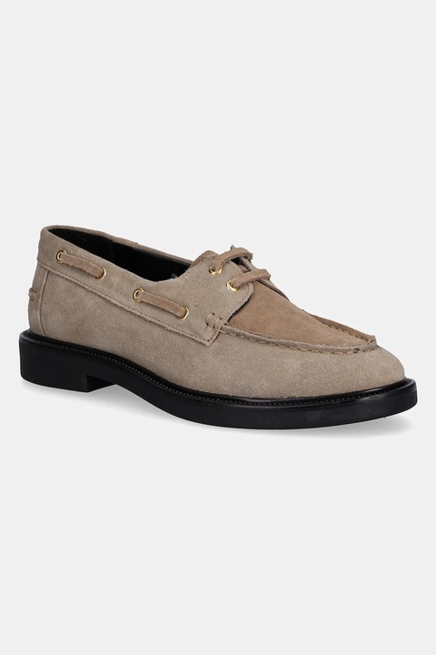 Steve Madden mokasyny zamszowe Rummored damskie kolor beżowy na płaskim obcasie 11004853 - zdjęcie produktu nr 1